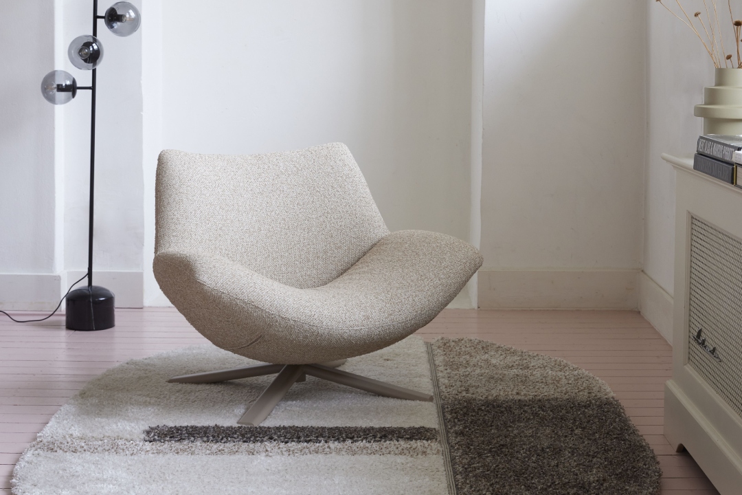 Rocco draaivoet metaal laag Sfeerbeeld 2